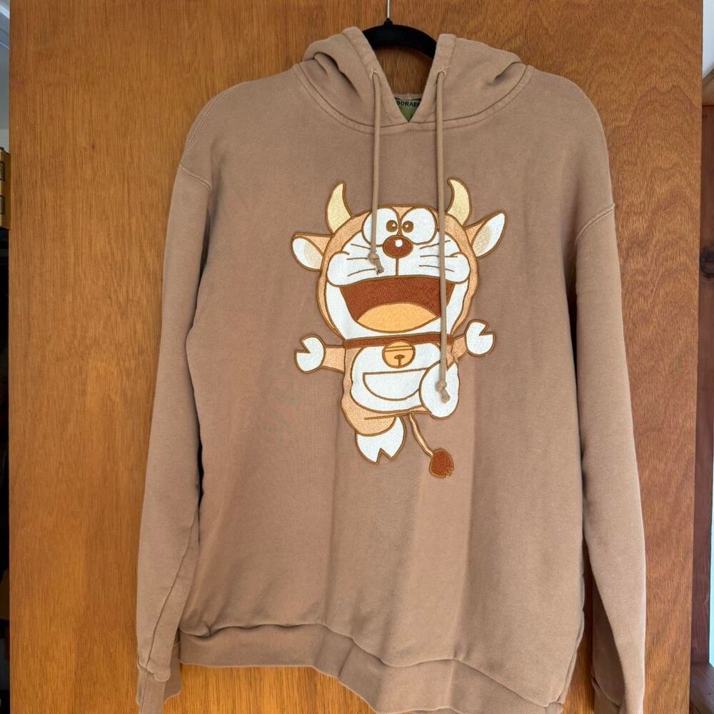Gucci Women's Brown and Tan Hoodie